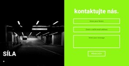 Funkce Rozvržení Motivu Pro Posilovna