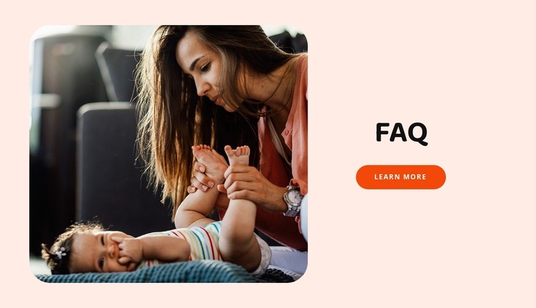 FAQs parents CSS Template