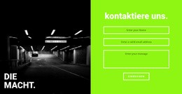 Das Kraft-Fitnessstudio CSS-Vorlage
