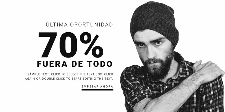 Venta de tienda de ropa Creador de sitios web HTML