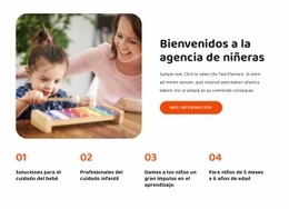 Bienvenidos A La Agencia De Niñeras - Diseño De Sitios Web Gratuito