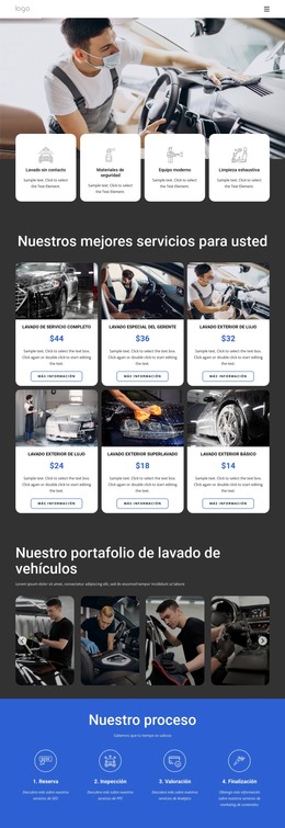 Lavado De Manos De Servicio Completo - Plantilla Gratuita