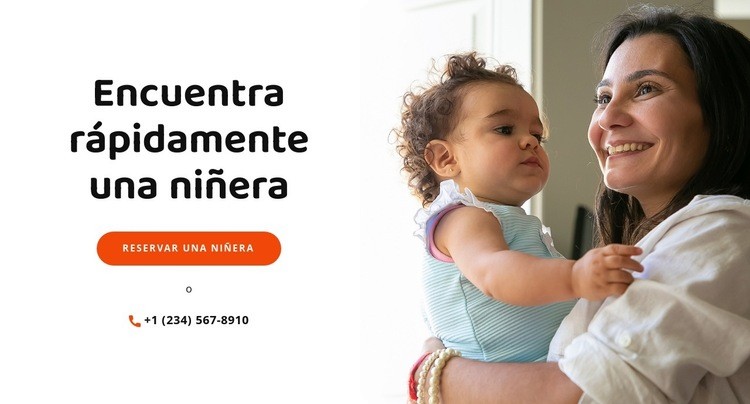 Cuidado infantil sencillo Plantilla HTML5