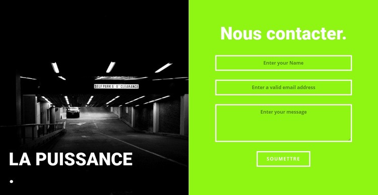 Le power gym Créateur de site Web HTML