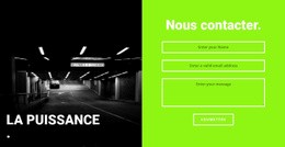 Modèle Web Réactif Pour Le Power Gym