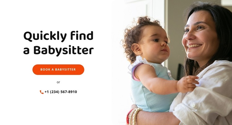 Simple childcare HTML Template