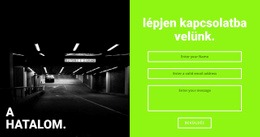 Reszponzív Websablon A Következőhöz: A Power Gym