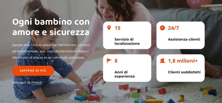 Semplifica la tua vita frenetica con il babysitting Modello CSS