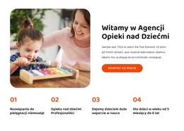 Witamy W Agencji Opieki Nad Dziećmi - Najlepszy Darmowy Motyw WordPress