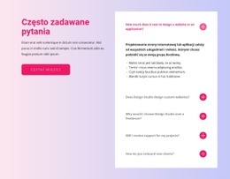 Blok FAQ - Szablony Witryn Internetowych