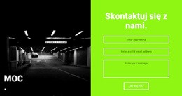 Responsywny Szablon Internetowy Dla Siłownia