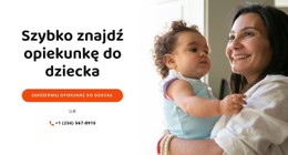 Prosta Opieka Nad Dziećmi Szablon Strony Internetowej HTML CSS