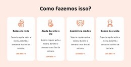 Modelo De Design Gratuito Para Nossos Serviços De Babá