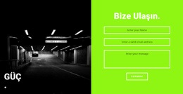 Güç Spor Salonu Için Çok Amaçlı Web Sitesi Tasarımı