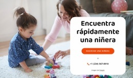 Encuentra Niñeras - Creador De Sitios Web De Arrastrar Y Soltar