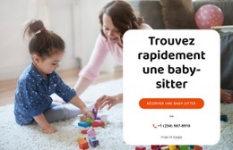 Trouver Des Baby-Sitters - Conception De Site Web Ultime