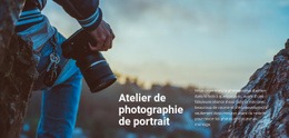Atelier De Photographie De Portrait - Maquette De Site Web Gratuite