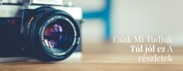 A Fotózás Tanítása A Semmiből - Weboldal Sablon