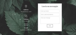 Lascia Un Messaggio Modello Di Sito