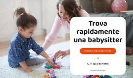 HTML Reattivo Per Trova Babysitter