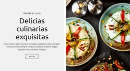 Delicias Saladas: Plantilla HTML Adaptable