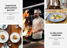 Plantilla HTML5 Más Creativa Para Comida Pura Y Alegría