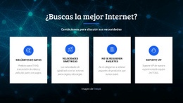 Mejor Proveedor De Internet - Hermosa Plantilla HTML5