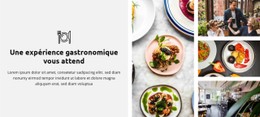 Frais Et Savoureux Site Web D'Une Seule Page