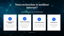 Meilleur Fournisseur Internet - Site Web Réactif