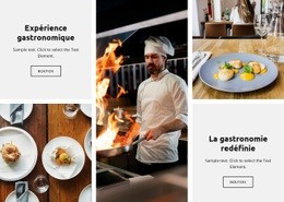 Joie Pure De La Nourriture - Modèle D'Une Page Gratuit