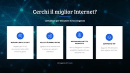 Miglior Provider Internet Modello Di Sito Web HTML CSS