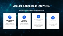 Najlepszy Dostawca Internetu Szablon Strony Internetowej HTML CSS