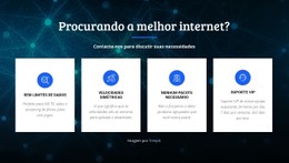 Melhor Provedor De Internet Modelo De Site HTML CSS