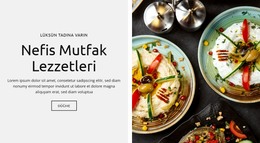 Lezzetli Lezzetler - Duyarlı HTML Şablonu