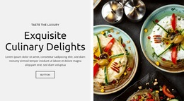 Savory Delights - Drag & Drop Website Builder