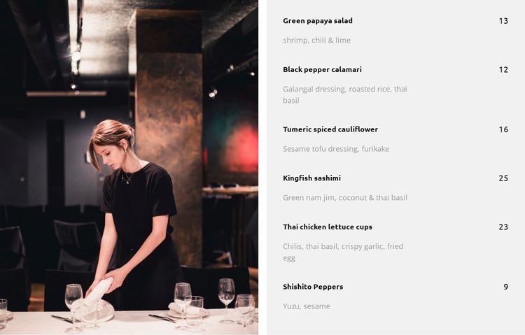 Dine in Elegant Style WordPress Website Builder