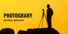 Fotografie Nationale Workshop Gratis CSS-Websitesjabloon