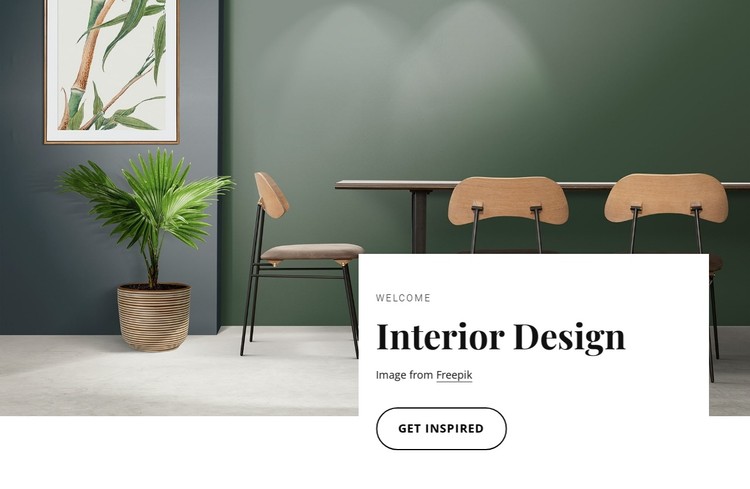 Interior architecture CSS Template