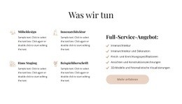 Full-Service-Innenarchitektur