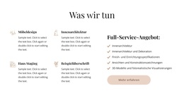 Full-Service-Innenarchitektur