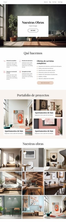 Galería De Diseño De Interiores #Html-Website-Builder-Es-Seo-One-Item-Suffix