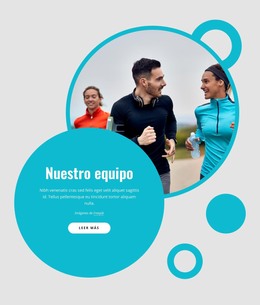 Running Club Team: Plantilla HTML5 Adaptable