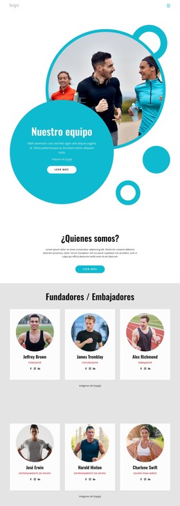 Experienced Running Coaches: Plantilla De Código HTML