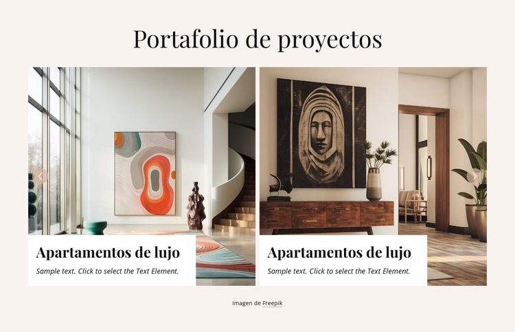 Diseñamos hogares con alma Plantilla de sitio web