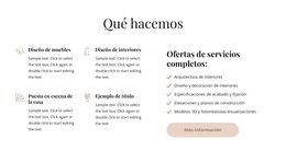 Diseño De Interiores De Servicio Completo