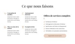 Créateur De Site Web Exclusif Pour Service Complet De Conception D'Intérieur