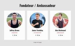 Équipe Du Club De Course - Modèles De Sites Web Personnels