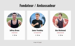 Équipe Du Club De Course - Thème WordPress Gratuit