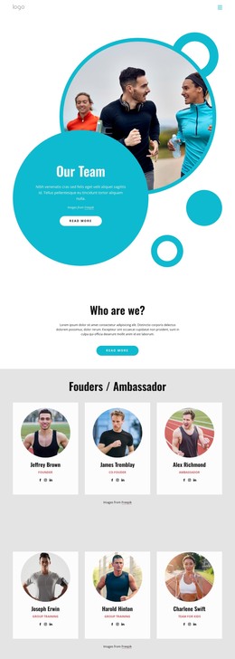 Experienced Running Coaches - HTML Code Template