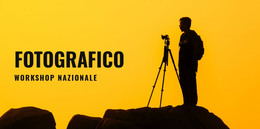 Progettazione Della Pagina HTML Per Workshop Nazionale Di Fotografia